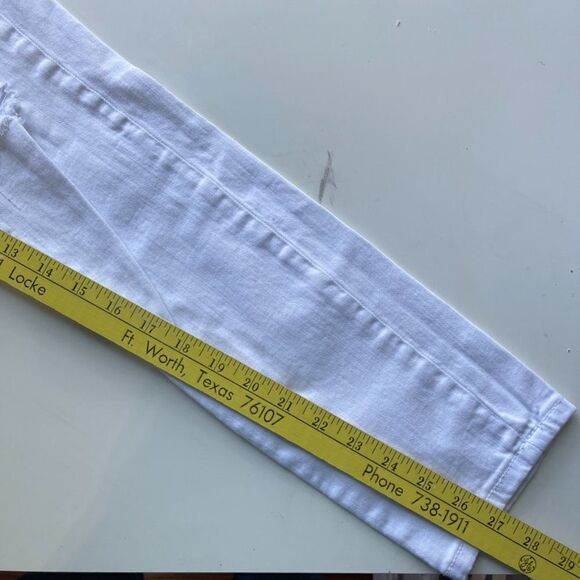 Special A Ankle Skinny Jeans in White Denim, Size 9 - Picture 9 of 10